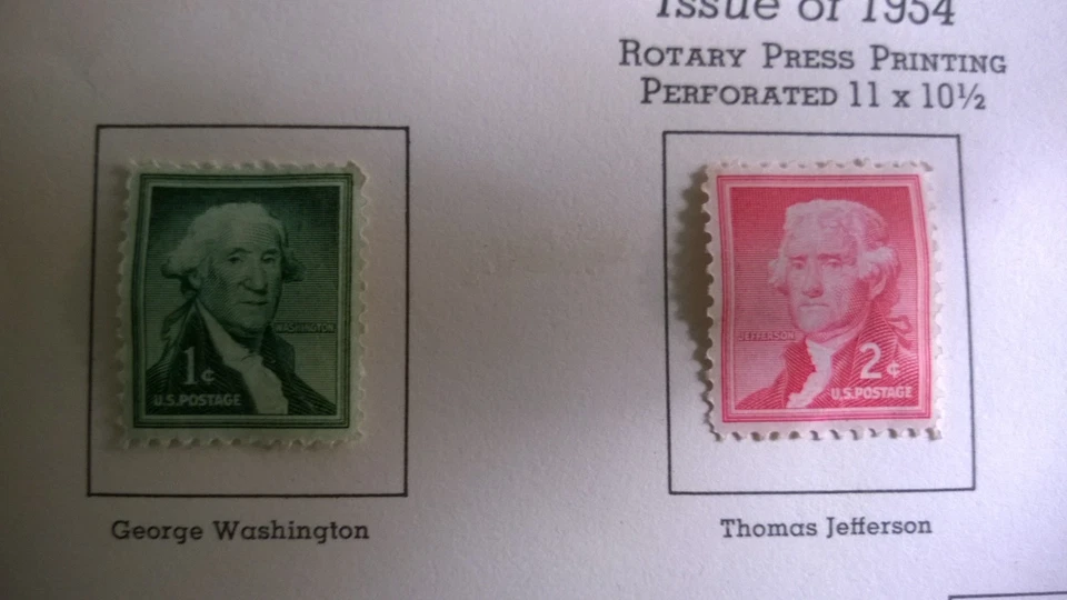 1,2,3,4,5,6,8 CENT PRESIDENTS & LIBERTY VINTAGE UNITED STATES POSTAGE STAMPS LOT - Image 4 of 4