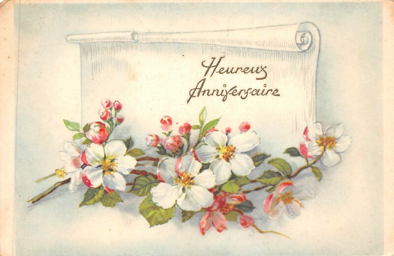 CPA GAUFREE EMBOSSED Bonne et heureuse année ca1911