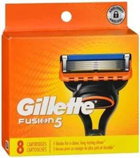 Gillette Fusion 5 Razor Blades - 8 Cartridges