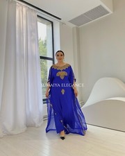SALE New Moroccan Dubai Kaftans Farasha Abaya Dress Very Fancy Long Gown SE 1206