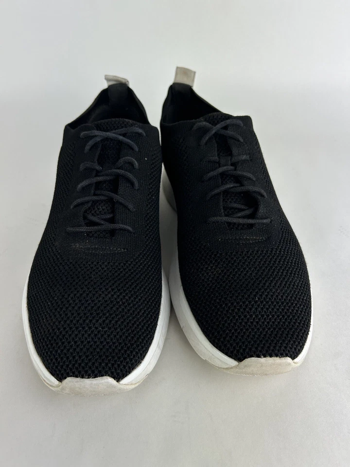 Zapatillas deportivas Fitflop para hombre Flexknit V44-001 con cordones bajas negras talla EE. UU. 11 Foto 3 de 4