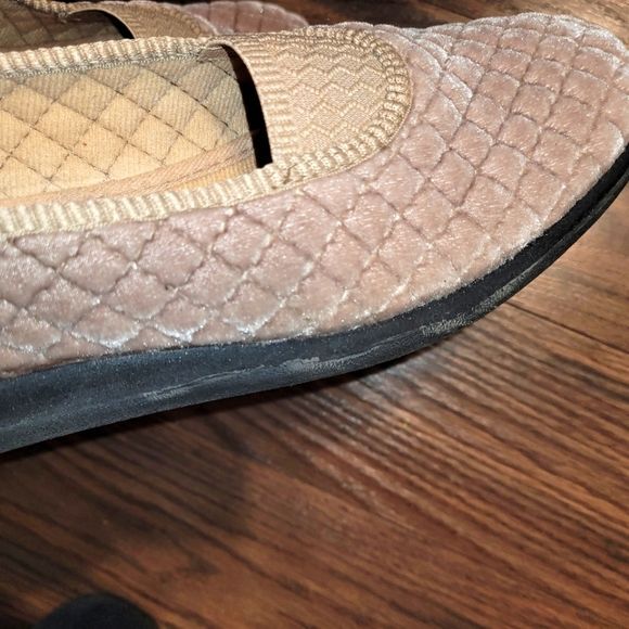 Foamtreads Waltz Slippers Women's Shoes Size 9W Color: Mink Velour View 6
