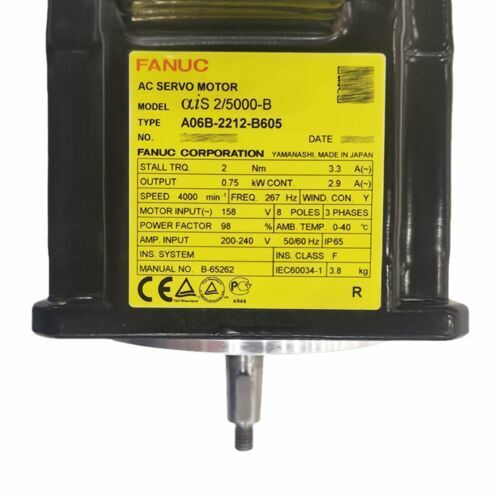 Fanuc A06B-2212-B605 1 Stück neuer Servomotor A06B2212B605 schneller Versand USA kostenlose Steuern - Bild 4 von 4