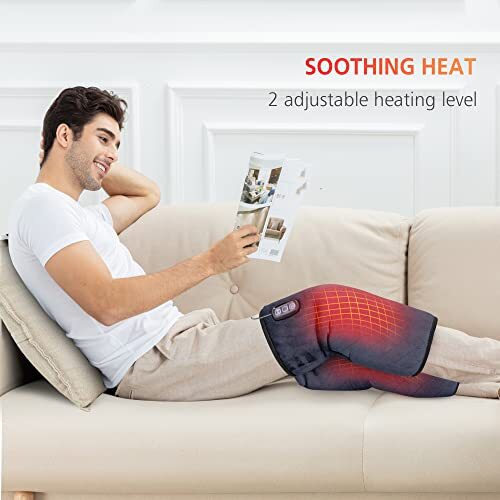 COMFIER Heated Knee Massager Heating Pad for Knee Pain Assorted Colors - Picture 2 of 27