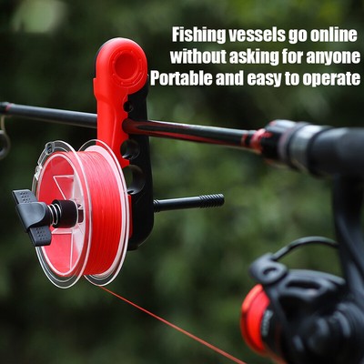 Line Spooler, Compact Fishing Line Spooling Tool zum Spinnenrollen und Gießen 