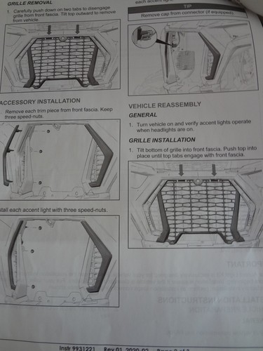 NEW Polaris Item #: 2884871 K-Accent Fang Front Fascia Light,19-24 RZR - Picture 5 of 5