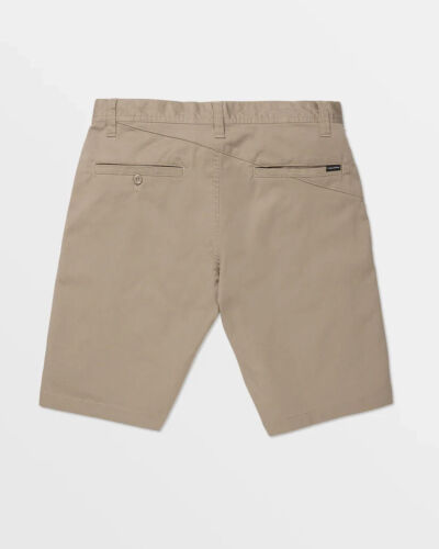 Volcom Frickin Modern Stretch Shorts - Khaki 38 inch Waist NWT $55 - Picture 2 of 7