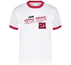 Deion Sanders 21 Neon Deion Favorite Player  Atlanta Football T Shirt