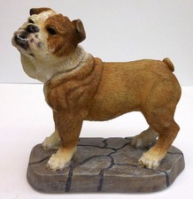 LIVING STONE BULLDOG ON BASE ,  ITEM 51430