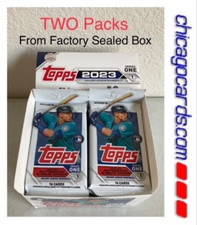 2x Lot 2023 Topps Series-1 16cd Pack Look4 Rookie RC AUTO Cut Signature Relic SP