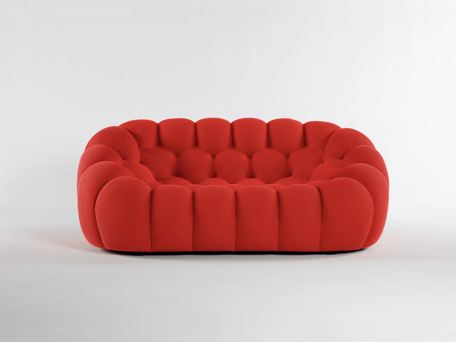 Roche Bobois Bubble 2.5 Seat Sofa Rubis Red 2D *4 Month Delivery*
