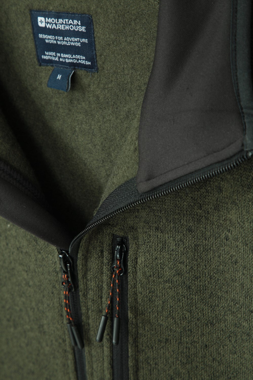 Mountain Warehouse Mens Treston Full Zip Fleece Anti Pill Stretchy