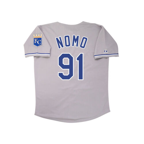 Hideo Nomo Kansas City Royals Home/Road/Alternate Men's Jersey w/ Patch - Picture 14 of 17