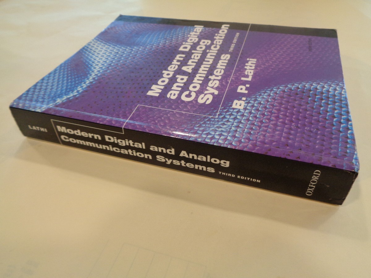 Modern Digital and Analog Communication Systems by B.P. Lathi 2008