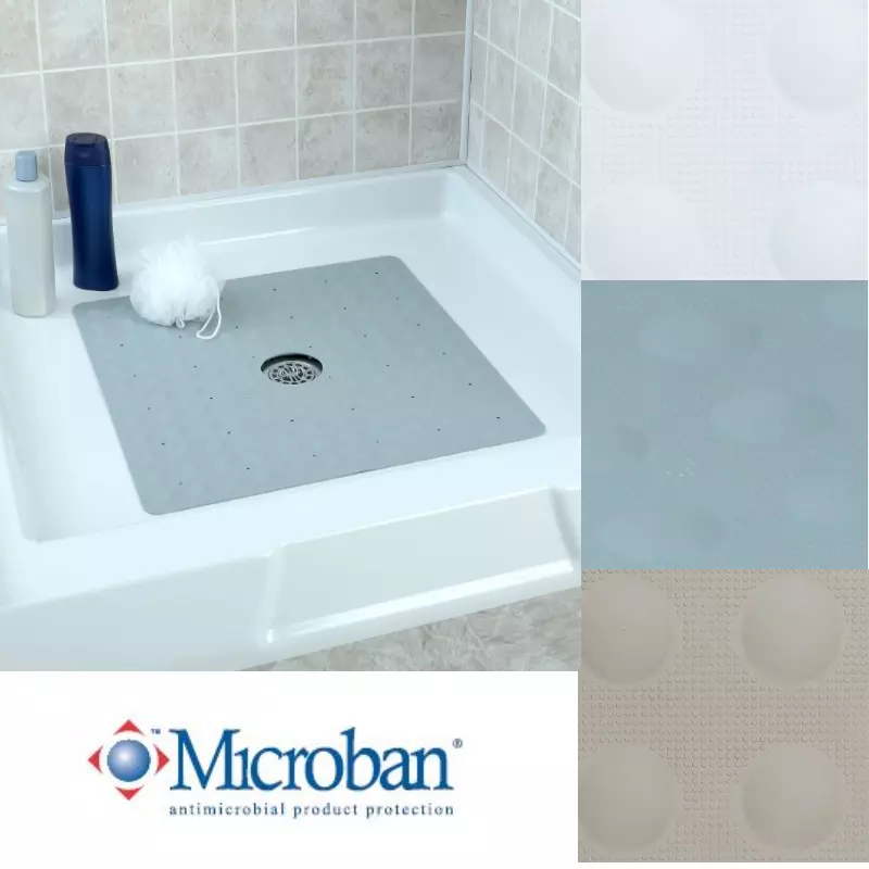 Large Rubber Bath Safety Mat with Microban