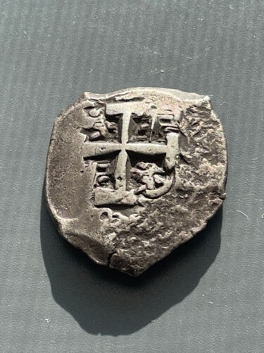 1766 Potosi Bolivia Silver 8 Reales Cob Spanish King Charles III Weight 26.26 g - Picture 2 of 2