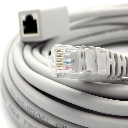 Cable de extensión Ethernet Cat6 CAT5e red RJ45 cable extensor macho - lote hembra - Imagen 7 de 14