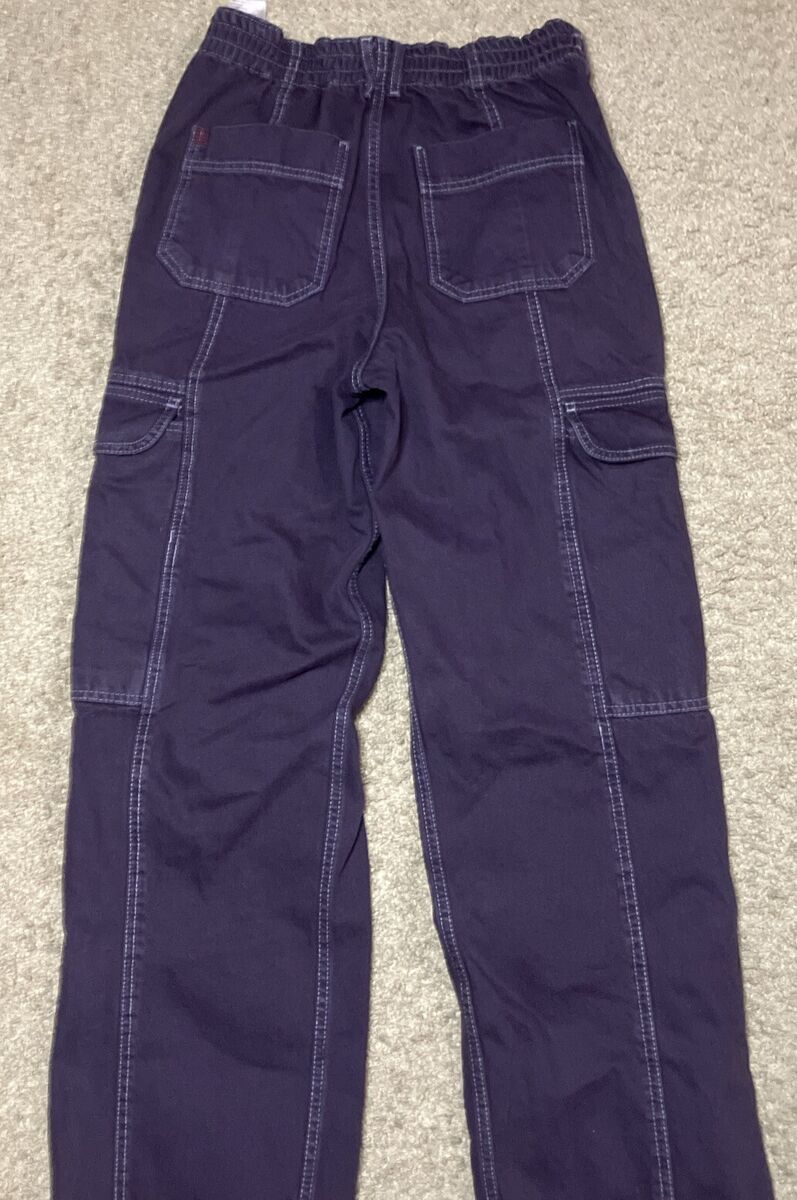 Vintage BDG High Rise Baggy Purple Cargo Jeans - Size 29 x Vintage BDG High Rise Baggy Purple Cargo Jeans - Size 29 x
