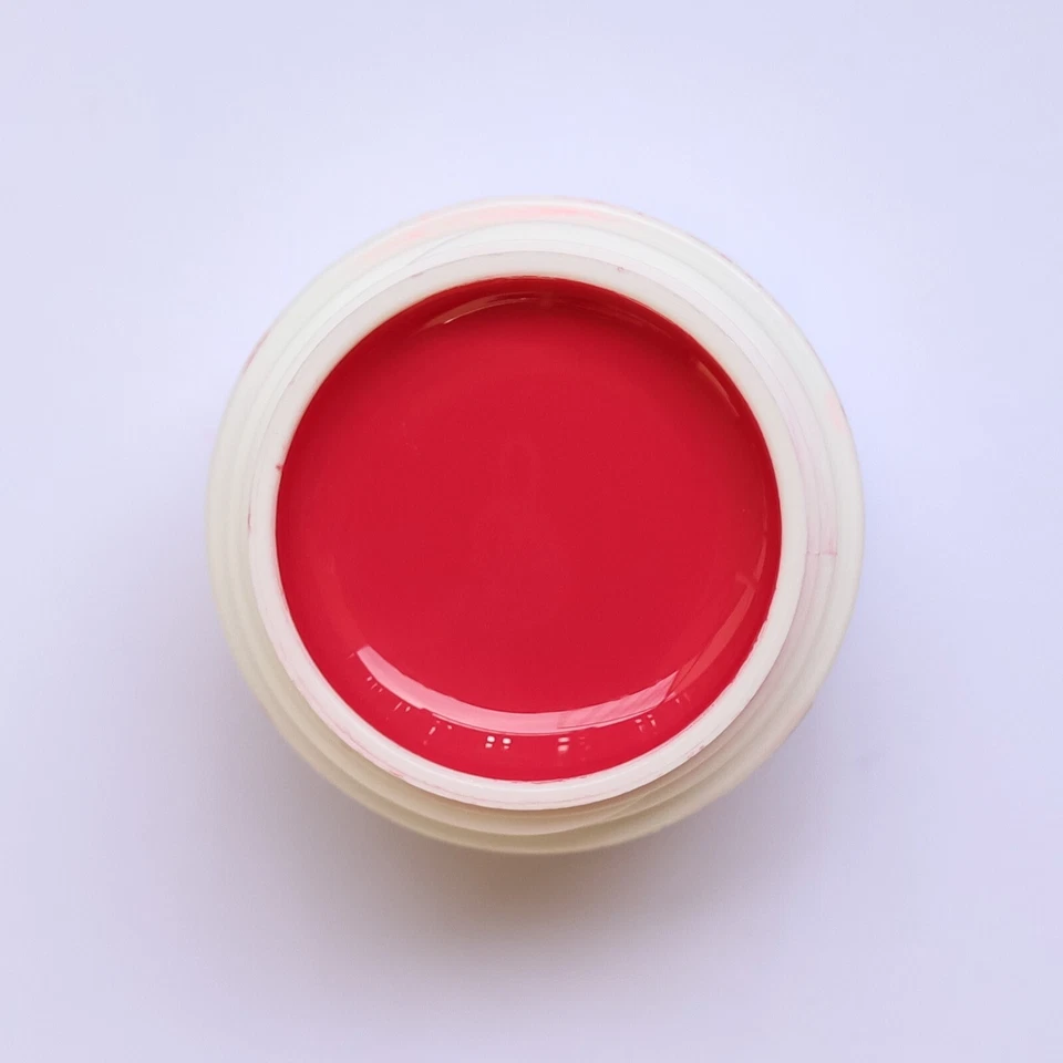 LAURA ARLETTA NAILS 5 g UV / LED Master Color Gel, Farbgel Nr 2018 Lobster Red / kräftiges Pink-Rot