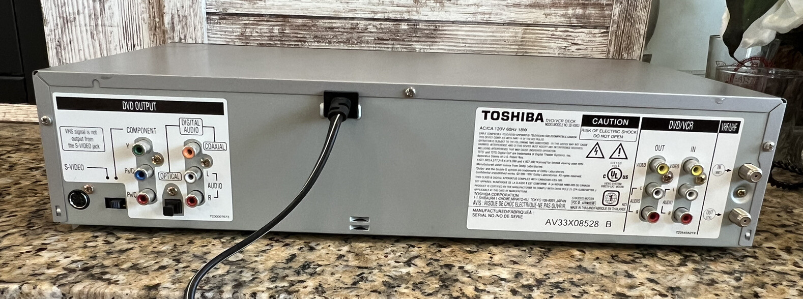 Toshiba DVD Video Player Video Cassette Recorder SDV395 Tested eBay