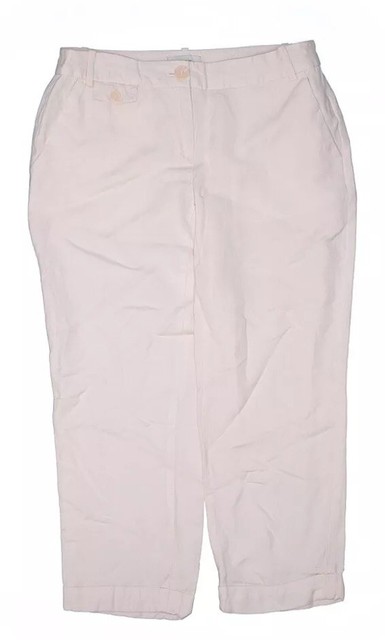Ann Taylor LOFT Size 2 Linen Pants Light Pink | eBay