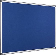 KAV 60 cm x 45cm Aluminium Felt Frame Notice Pin Board Notice Board