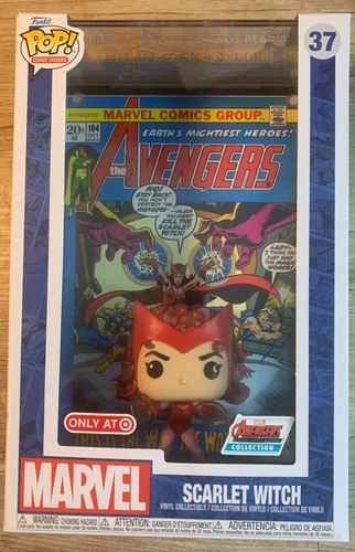 Funko Pop! Comic Book Cover with case: Marvel-Scarlet Witch-Target Exclusive