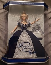 Mattel Barbie Millennium Princess Fashion Doll 2000 Christmas Collector Barbie