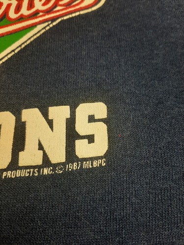 Vintage Minnesota Twins World Series Champs Sweatshirt Youth Size XL 80s MLB - Picture 4 of 7