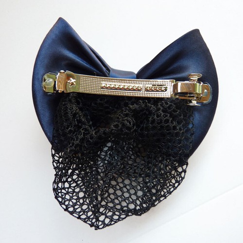 Satin Schleife Haarspange Damen Haar Netz Braten Clips Abdeckung Schal Zubehör K - Bild 10 von 52
