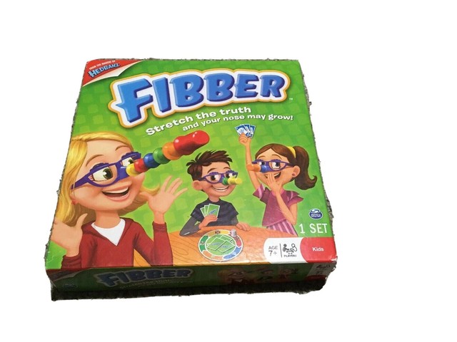Fibber Board Game by Spin Master Age 7 - 100 Complete for sale online ...