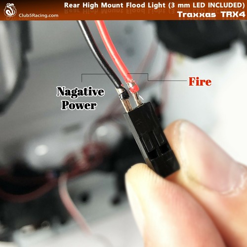 Rear High Mount Flood Light for TRX-4 ( 3 mm LED INCLUDED ) - Picture 9 of 11