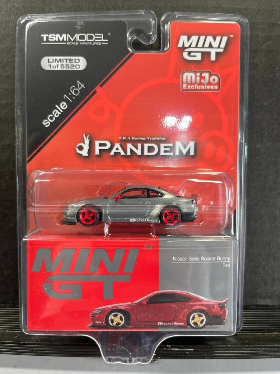1/64 MINI GT NISSAN SILVIA ROCKET BUNNY PANDEM RED RAW CHASE 1/230