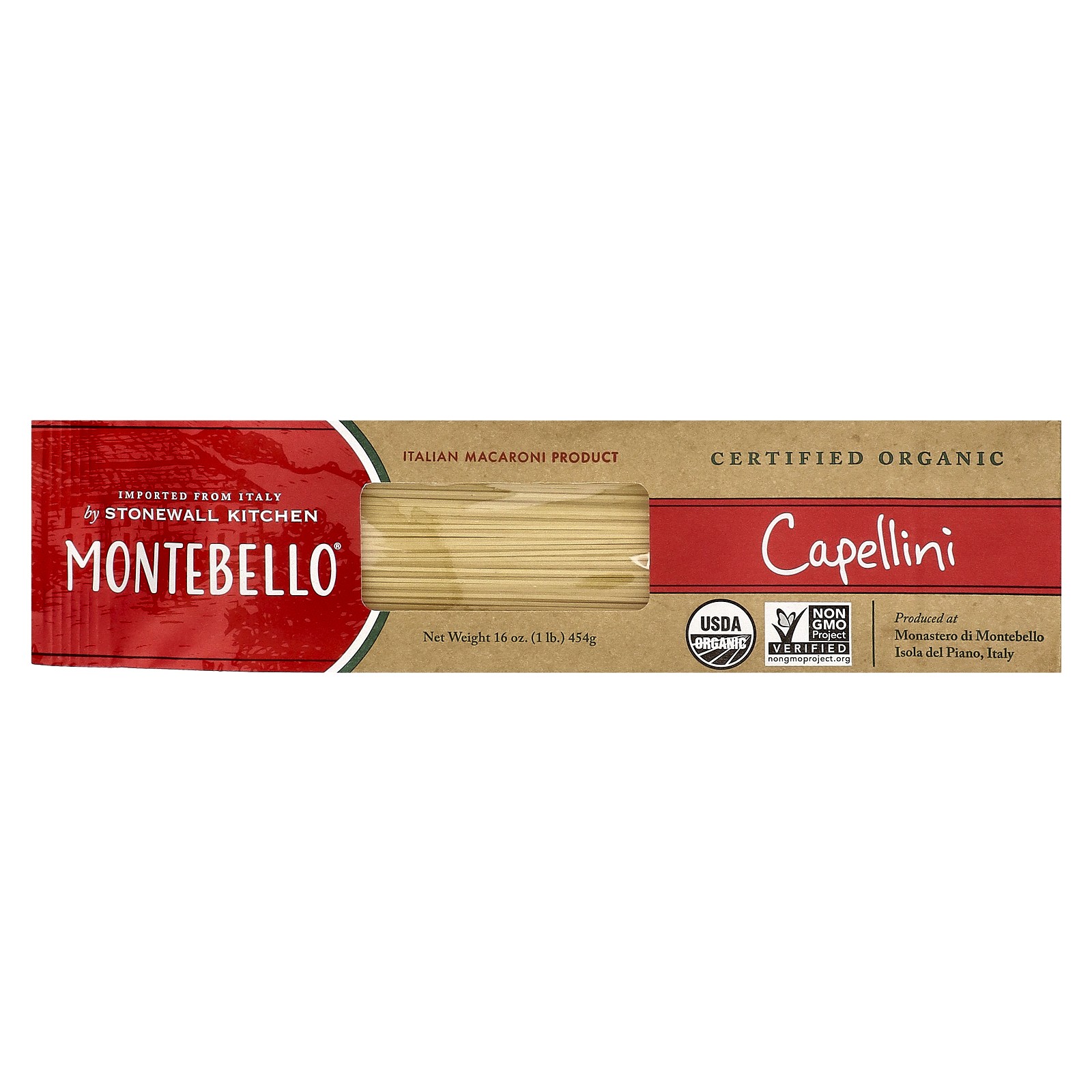 Органический капеллини 16 унций 454 г 2090₽