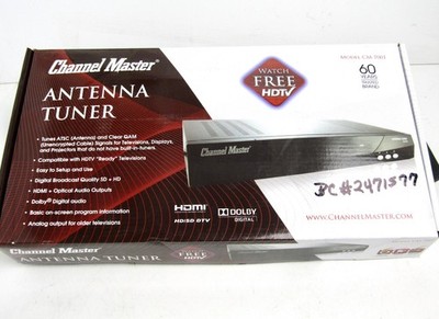 Channel Master Antenna Tuner CM-7001 HDTV Digital Analog DTV - NEW Open Box