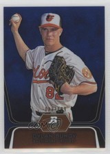 2012 Bowman Platinum Prospects Blue Refractor 123/199 Dylan Bundy #BPP64 s7c