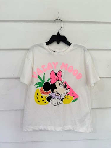 New ZARA Girl Kids Disney Mini Mouse Set Shorts T-shirt Size 5 6 Years Y866K - Picture 3 of 19