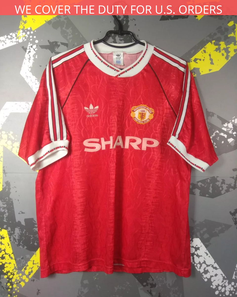 Manchester United Rare Jersey Home football shirt 1990/92 Adidas