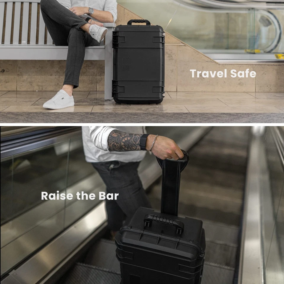 Estuche de caja seca protectora de alta resistencia Seahorse 920, vacío - aprobado por la TSA/especificación Mil... Foto 3 de 4