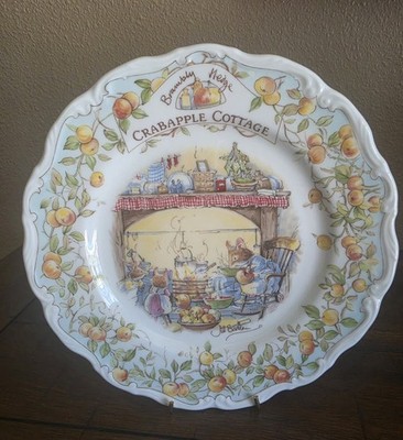 Royal Doulton Brambly Hedge Crabapple Cottage Plate