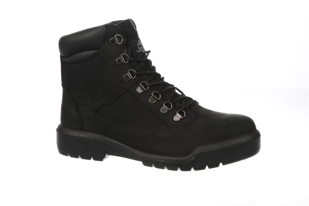 Timberland Men's 6-Inch Waterproof Field Boot,Black,Black Boots ALL SIZES