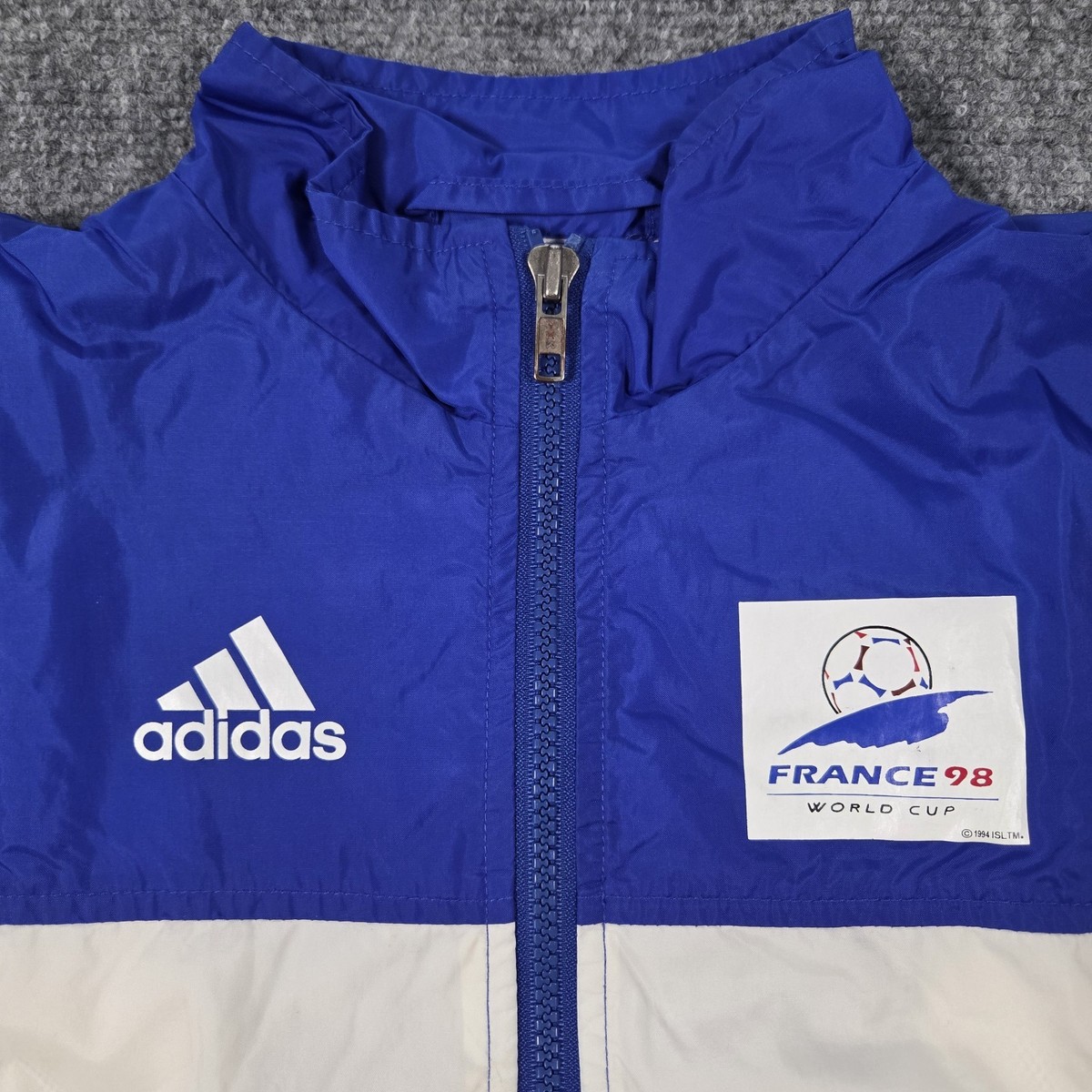 Vtg World Cup France 98 Jacket Youth XL / 7 Windbreaker Soccer