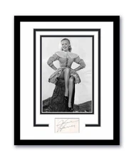 June Haver Autographed Signed 11x14 Framed Photo Vintage Hollywood ACOA