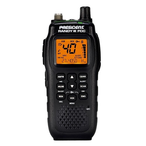 President RANDY II FCC AM/FM Handheld CB Radio | eBay