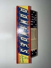 Vintage Dominoes Halsam No. 622 Double Six 28 Piece Complete Set Rules Box EUC