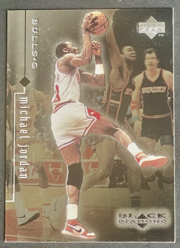 1998-99 Upper Deck Black Diamond Michael Jordan #1 Bulls HOF