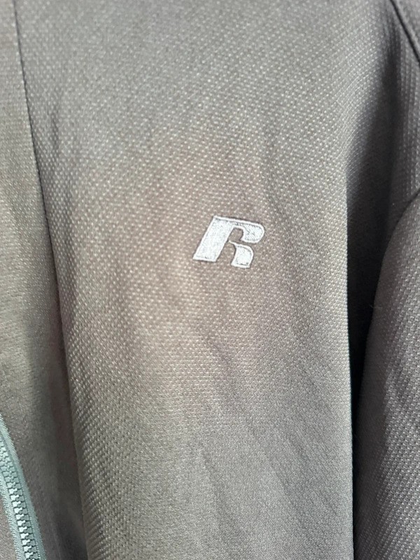Russell Dri-Power 360 Black/Grey Full Zip Track Jacket Size L 4
