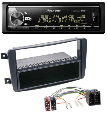 Pioneer Bluetooth USB DAB MP3 autoradio per Mercedes Classe C W203 CLK W209 Vito