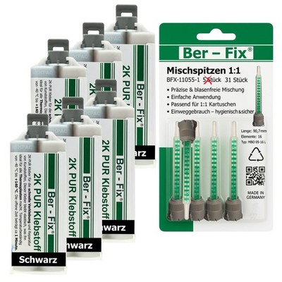 Ber-Fix  2K-PUR 6x 50g + 25 Extra Düsen