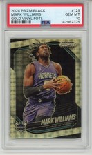 2024 Panini Prizm Black Mark Williams #129 Gold Vinyl Prizm /5 PSA 10 Gem Pop 1